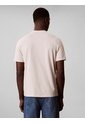 Camiseta Beige Con Gráfico De Logo Calvin Klein de Calvin Klein