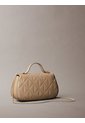 Bolso Beige De Mano Acolchado Calvin Klein de Calvin Klein