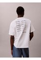 Camiseta Blanca Con Estampado Gráfico Calvin Klein de Calvin Klein