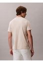 Camiseta Beige Con Gráfico Estampado Micro Monologo Calvin Klein de Calvin Klein