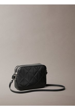 Bolso Negro De Cámara Acolchado Calvin Klein
