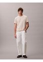 Camiseta Beige Con Gráfico Estampado Micro Monologo Calvin Klein de Calvin Klein
