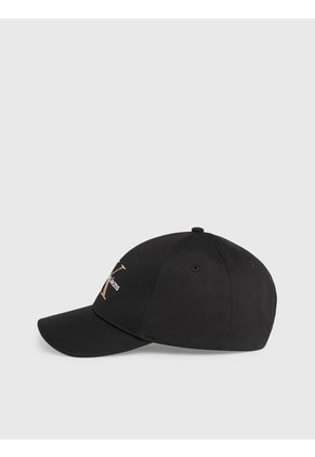 Gorra Negra De Algodón Orgánico Calvin Klein