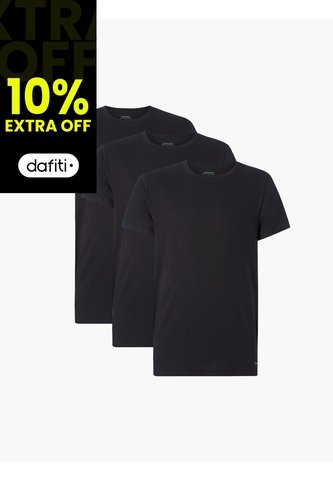 Paquete De 3 Camisetas Negras Cuello Redondo Calvin Klein Calvin Klein