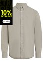 Camisa Beige De Sarga Ligera Teñida Calvin Klein de Calvin Klein
