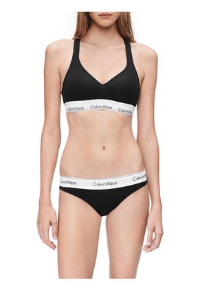 Pantie Negro Tipo Bikini En Algodón Para Mujer Calvin Klein