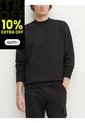 Saco Negro De Cuello Redondo En Tejido Interlock Suave Calvin Klein de Calvin Klein