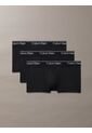 Pack Negro De 3 Bóxers De Talle Bajo - Microfibre Stretch Calvin Klein de Calvin Klein