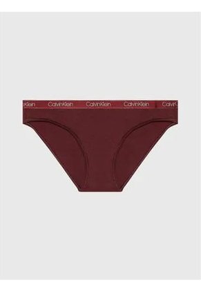 Pantie Vinotinto Tipo Bikini Clásica - Cotton Essentials Calvin Klein