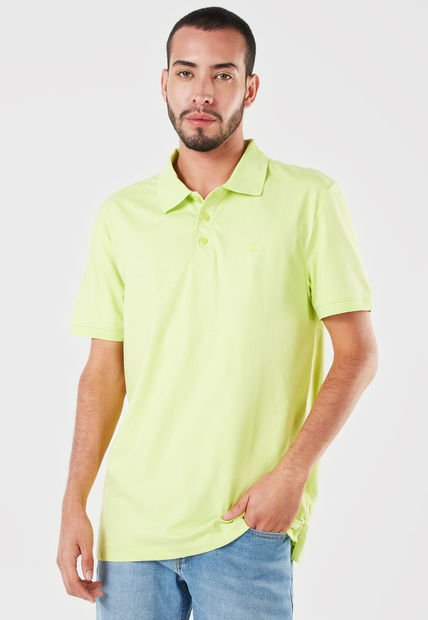 Camiseta Polo Verde Limón Calvin Klein