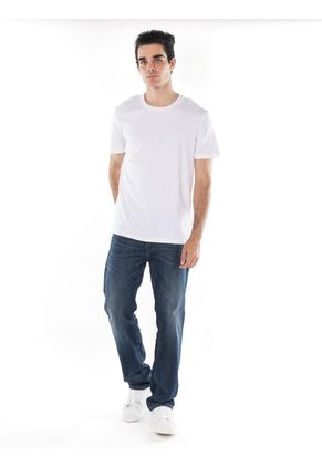 Camiseta Blanca Solid Liquid Con Logo Calvin Klein