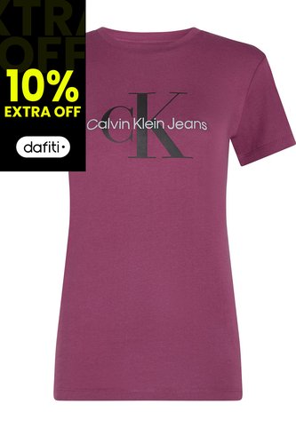 Camiseta Morado Regular Fit Con Logo Calvin Klein Calvin Klein