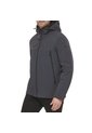 Chaqueta Gris Soft Shell Con Capota Y Forro De Sherpa Calvin Klein de Calvin Klein