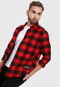 Camisa Rojo-Negro Calvin Klein de Calvin Klein