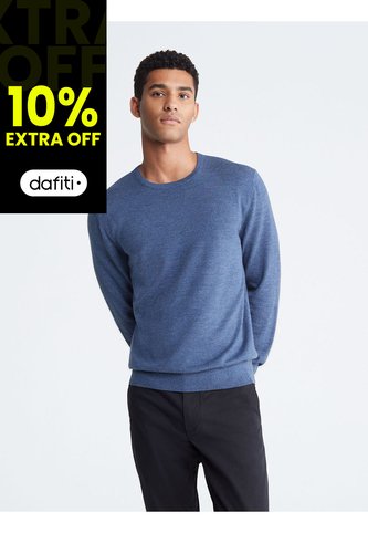 Saco Merino Con Cuello Redondo Calvin Klein Calvin Klein