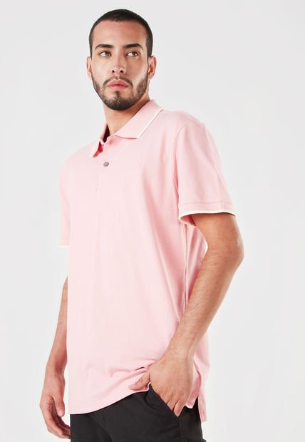 Polo Rosa-Beige Calvin Klein