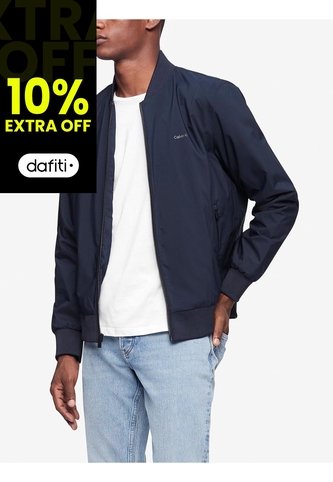 Chaqueta Azul Con Cierre Para Hombre Calvin Klein Calvin Klein