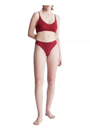 Panties Tipo Tanga Invisible Con Logo En El Lateral Calvin Klein