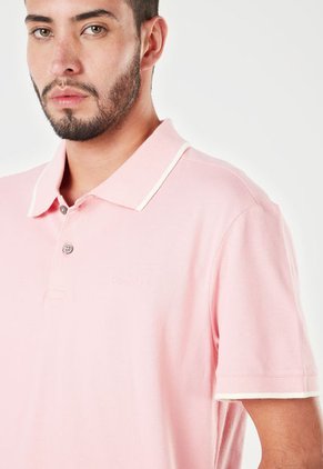 Polo Rosa-Beige Calvin Klein
