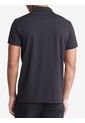 Polo Negra Slim Solid Para Hombre Calvin Klein de Calvin Klein