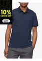 Polo Azul Smooth En Algodón Solid Calvin Klein de Calvin Klein