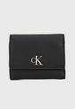 Billetera Negro-Plateado Calvin Klein de Calvin Klein
