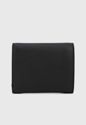 Billetera Negro-Plateado Calvin Klein