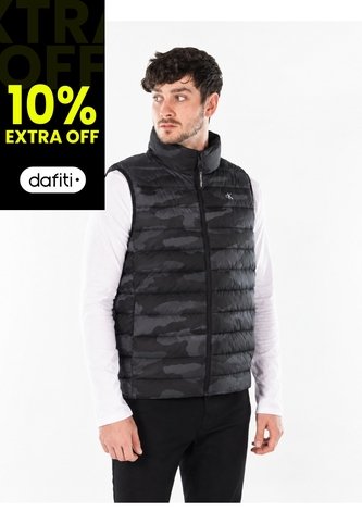 Chaleco Negro Con Cierre De Cremallera Para Hombre Calvin Klein Calvin Klein