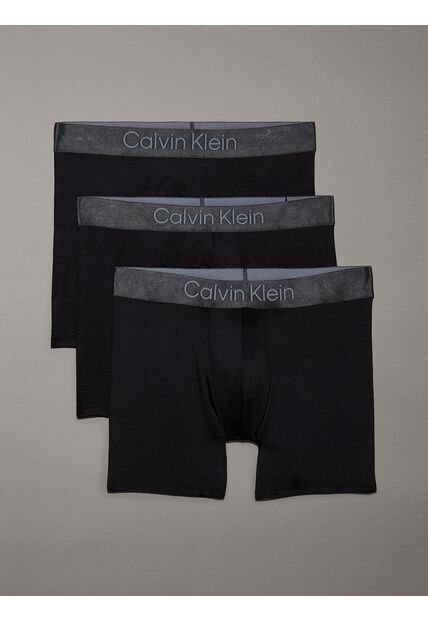 Pack Multicolor De 3 Bóxers Sueltos Largos - Micro Stretch Calvin Klein