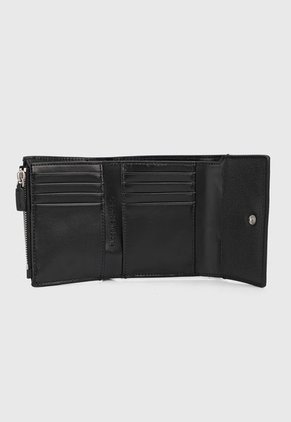 Billetera Negro-Plateado Calvin Klein