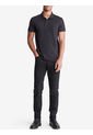 Polo Negra Slim Solid Para Hombre Calvin Klein de Calvin Klein