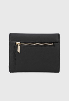 Billetera Negro-Plateado Calvin Klein