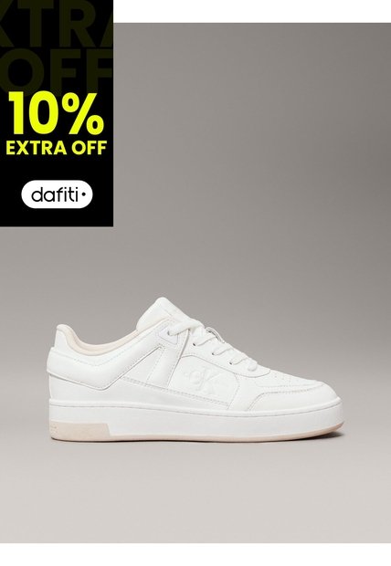 Tenis Rosado Basket De Cuero Sintético Calvin Klein