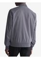 Chaqueta Gris Con Cremallera Y Bolsillos Laterales Calvin Klein de Calvin Klein