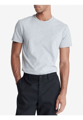 Camiseta Slim De Algodón Calvin Klein