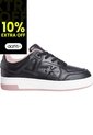 Tenis Negro Basket De Cuero Sintético Calvin Klein de Calvin Klein
