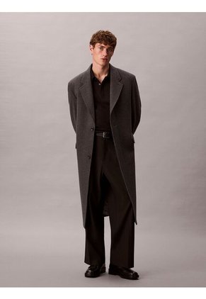 Polo Negro Manga Larga De Algodón Premium Con Tejido Interlock Calvin Klein