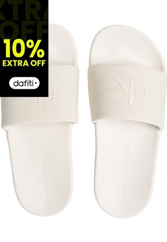 Sandalias Beige De Lona Calvin Klein Calvin Klein