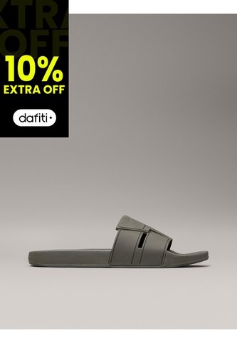 Sandalias Verde Con Logotipo Calvin Klein Calvin Klein