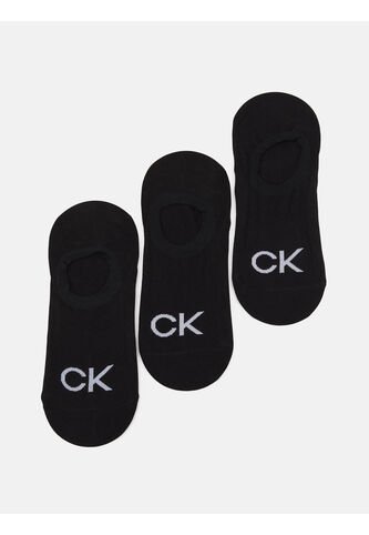 Pack Negro De 3 Medias Tipo Liner Calvin Klein Calvin Klein