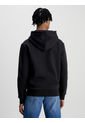 Buzo Negro Con Gorro Y Monograma Para Hombre Calvin Klein de Calvin Klein