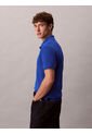 Polo Azul Clásico De Piqué De Algodón Calvin Klein de Calvin Klein