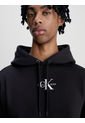Buzo Negro Con Gorro Y Monograma Para Hombre Calvin Klein de Calvin Klein