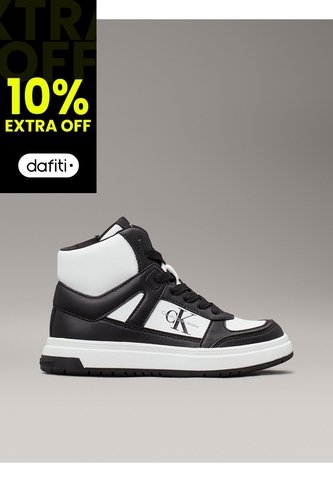 Tenis Negro Altos Con Cremallera Para Niño Calvin Klein Calvin Klein