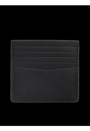 Tarjetero Negro De Cuero Con RFID Calvin Klein
