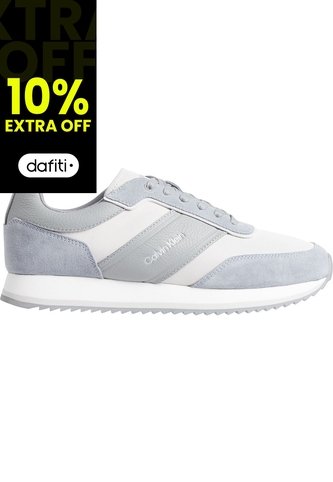 Tenis Gris Low Top Lace Up Calvin Klein Calvin Klein