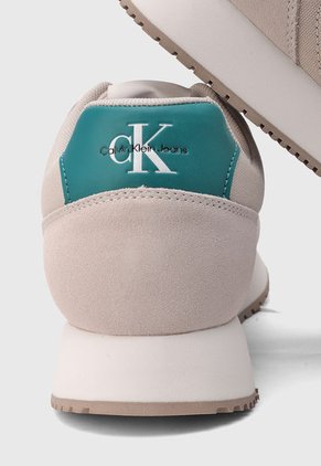 Tenis Lifestyle Beige-Taupe-Blanco Calvin Klein