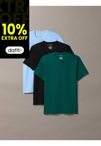 Pack Multicolor De 3 Camisetas - Micro Stretch Calvin Klein Calvin Klein