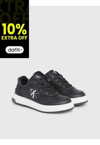 Tenis Negro Con Punta Redonda Para Niño Calvin Klein Calvin Klein