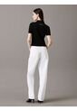 Top Negro Tipo Polo Cropped De Punto Liso Calvin Klein de Calvin Klein